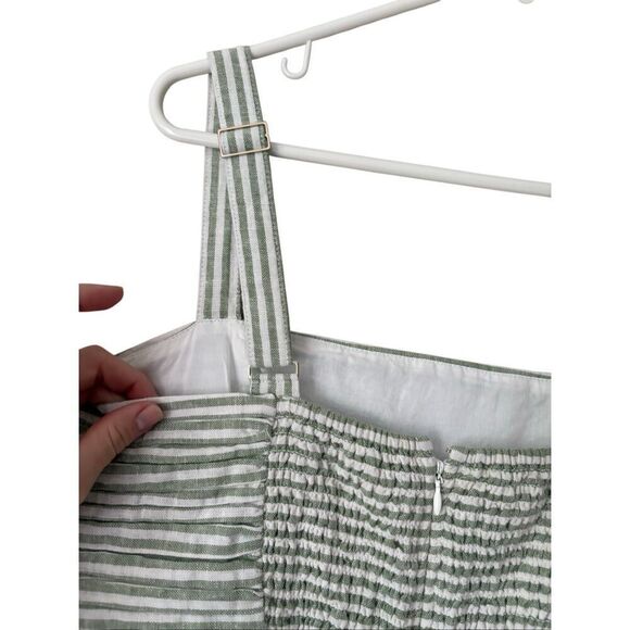 Abercrombie & Fitch Emerson Linen Blend Skort Romper size L Tall - Picture 10 of 11